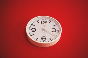 clock used for time management skill development