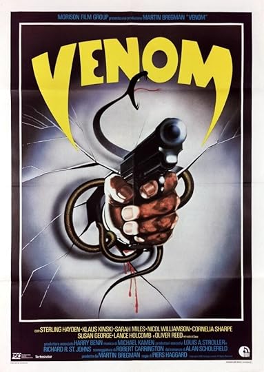 A poster for the movie Venom (1981).