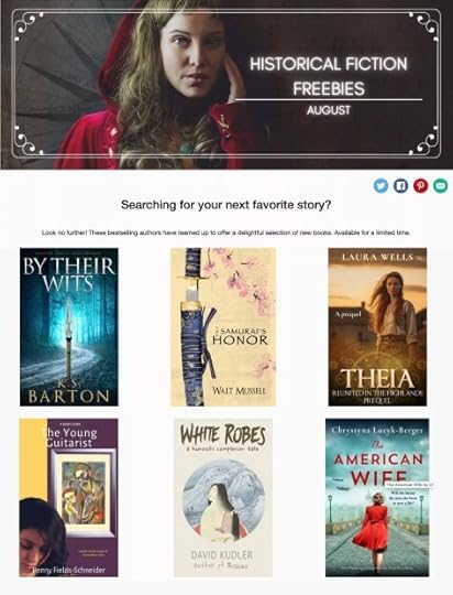 Historical Fiction Freebies August 2023