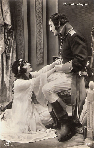 Diomira Jacobini and Gösta Ekman in Revolutionsbryllup