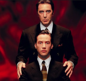 The Devil's Advocate movie 1997, false gods, writing fiction