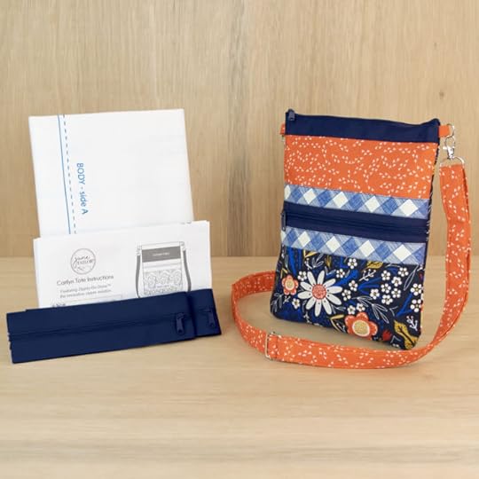 NEW! Sew-On-The-Line Sewing Round Up FEATURING the Caitlyn Crossbody Tote