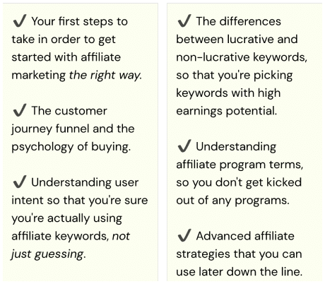 shelley marmor affiliate course review sales page