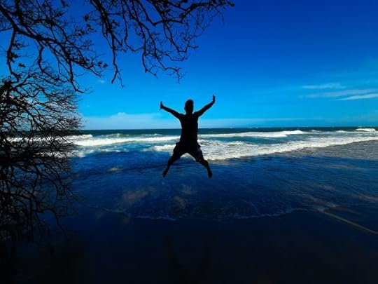 That’s the key to all this. It’s not uncertainty that’s so uncertain – it’s what will come of it. PErson leaping into water.