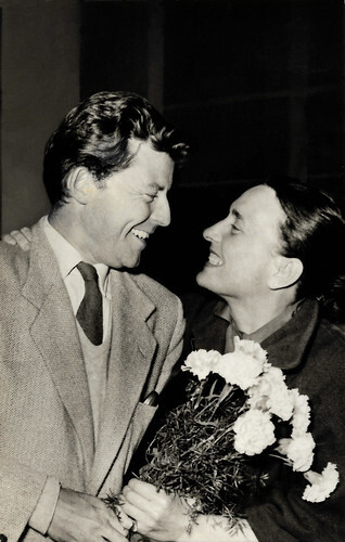 Gérard Philipe and Elfriede Florin