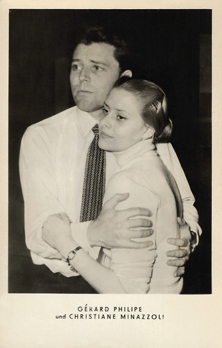 Gérard Philipe and Christiane Minazzoli