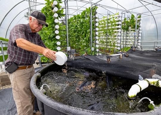 Horticulture member checking irrigation