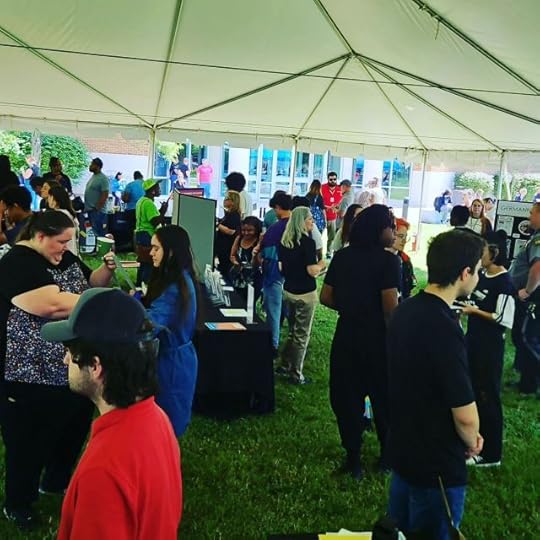 At the Welcome Day at Germanna Community College