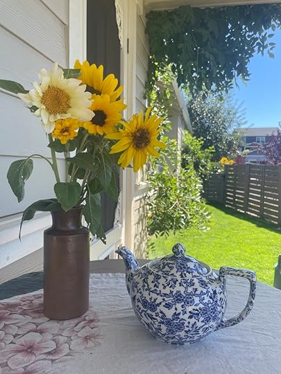 sunflowerbouquetgardenporch