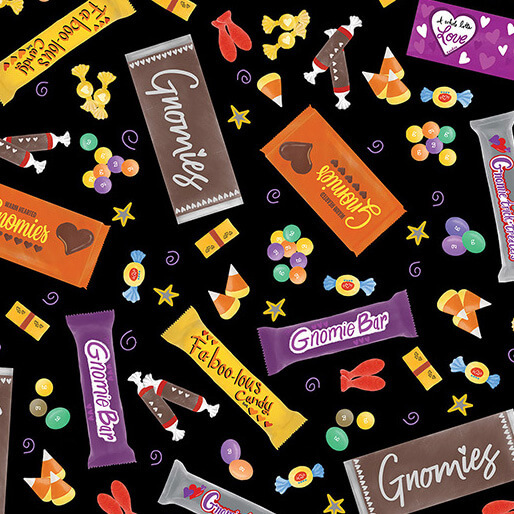 Spooktacular Gnomes Halloween Fabrics and Fabric Panels available at Nancy Zieman Productions at ShopNZP.com