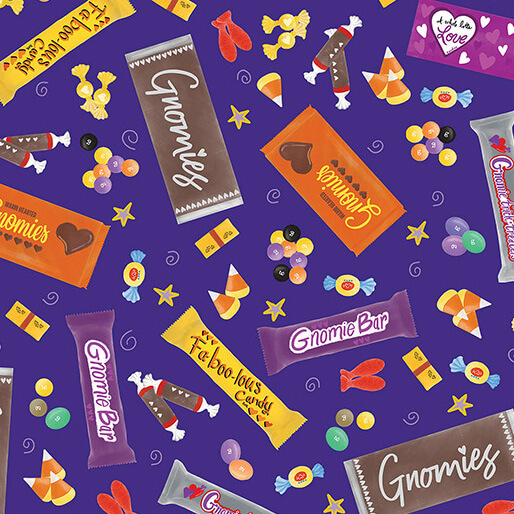 Spooktacular Gnomes Halloween Fabrics and Fabric Panels available at Nancy Zieman Productions at ShopNZP.com