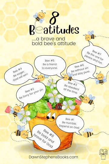 8 beatitudes shared by Little Pot and 8 Bees with attitudes.