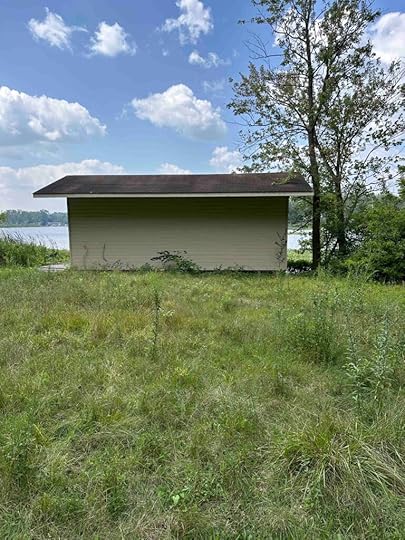 unoccupied building near the water