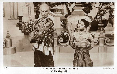 Yul Brynner and Patrick Adiarte in The King and I (1956)