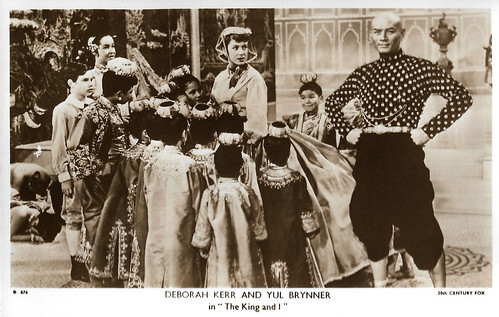 Yul Brynner and Deborah Kerr in The King and I (1956)