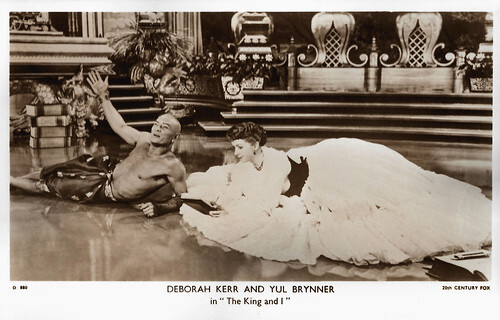 Deborah Kerr and Yul Brynner in The King and I (1956)