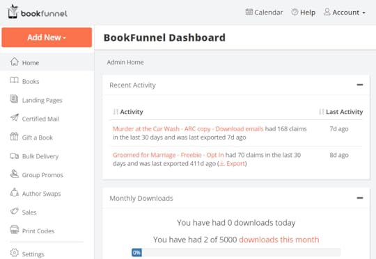 Bookfunnel-Dashboard
