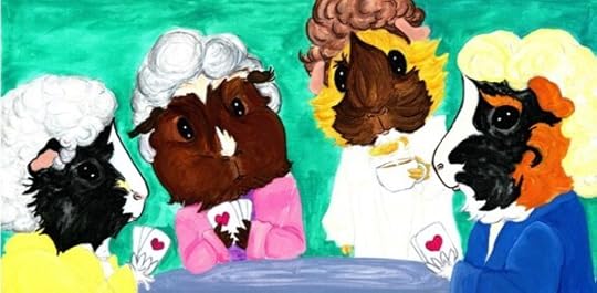 Rachel E Smith guinea pig painting