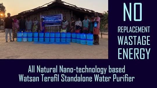 Watsan Terafil Standalone Water Purifier - No Energy, No Wastage, No Replacement