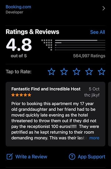apple app store review card example