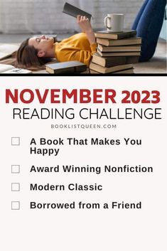This contains an image of: The Booklist Queen 2023 Reading Challenge