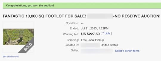 buy land with credit card