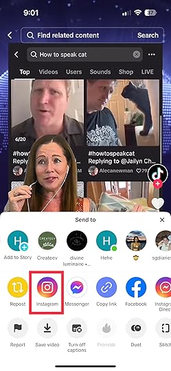 How To Share TikTok on Instagram 2