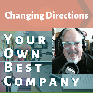 Image of Franklin Taggart a white guy with weird glasses who is the host of the Your Own Best Company Podcast.