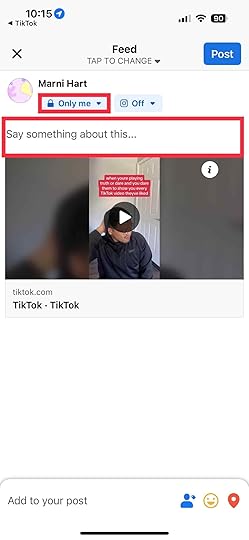 how to share tiktok videos on facebook 4