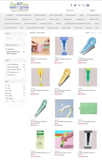 NEW Nancy Zieman Productions Website featuring Clover Sewing Notions on SALE at ShopNZP.com