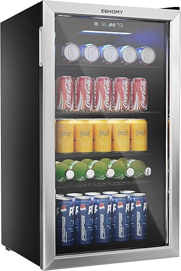 EUHOMY 126 Can Mini Fridge for Beer