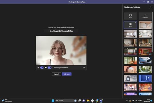 Microsoft Teams Blur