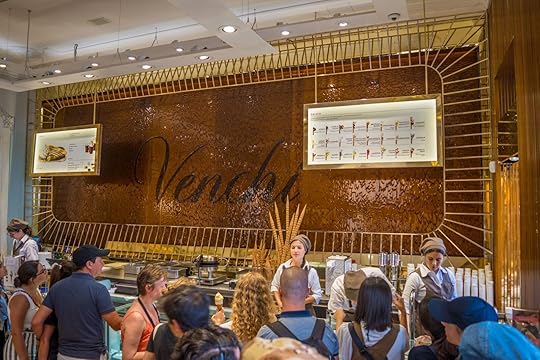 italian gelato - chocolate wall