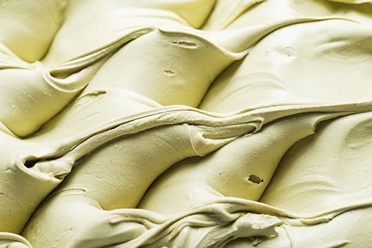 italian gelato - pistachio close up