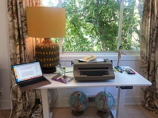 Janet Tashjian writing space