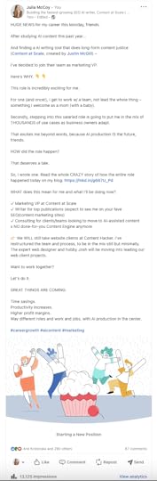 took at job at content at scale