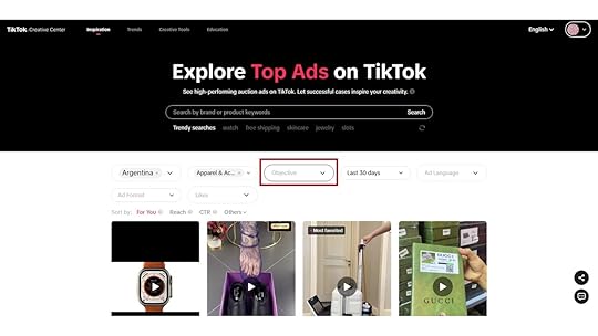 how to use TikTok top ads dashboard 3