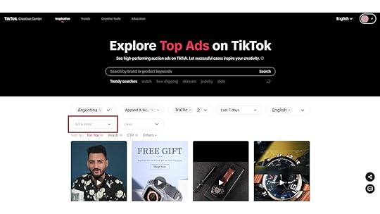 how to use TikTok top ads dashboard 6