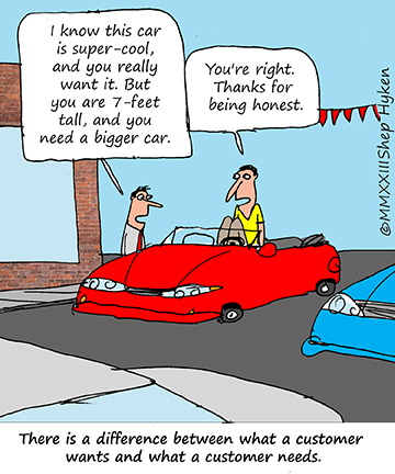 how to know what customers want