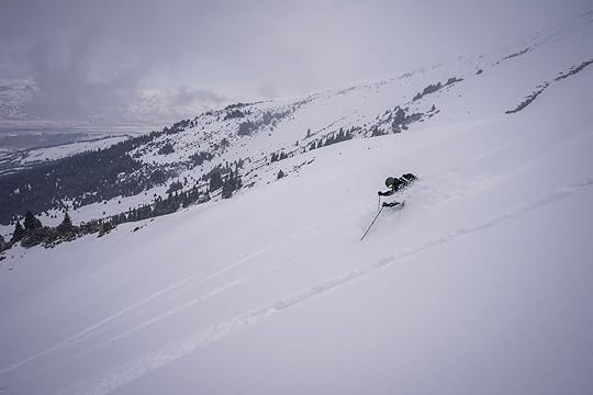 skier in kyrgyzstan