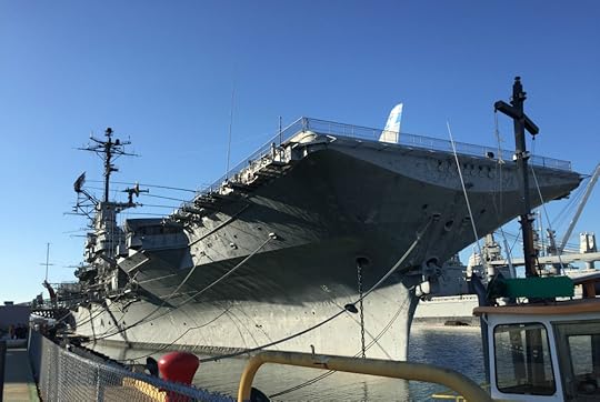 Aircraft carrier USS Hornet, Alameda, CA (Photo: Sarah Sundin, November 2015)