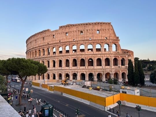 Colosseum at evening