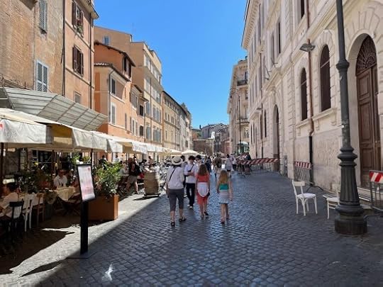 street in the old Jewish Ghetto in Rome