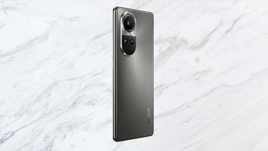 Oppo Reno 10 5G on a marble background