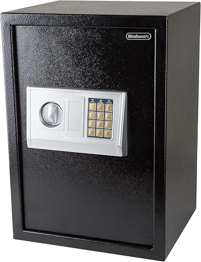 Stalwart Steel Electronic Safe Box