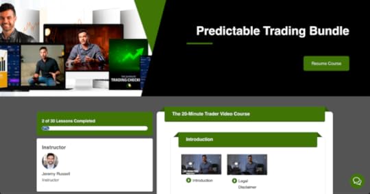 20 minute trader review course page