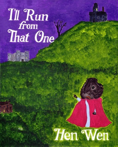 Rachel E Smith guinea pig painting Hen Wen