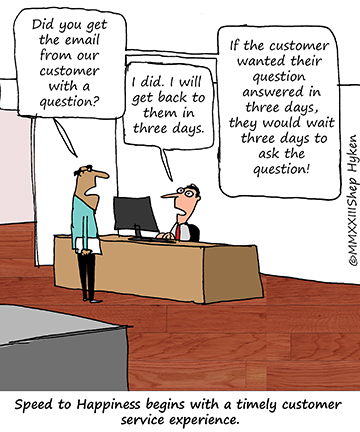 speedy customer service