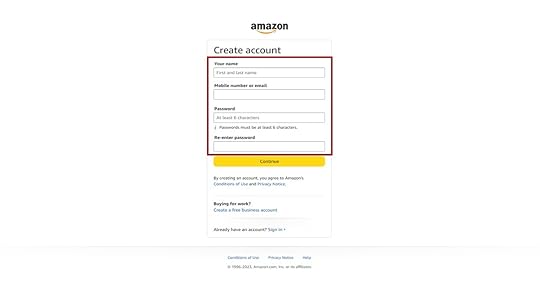 How To Make An Amazon Account 1