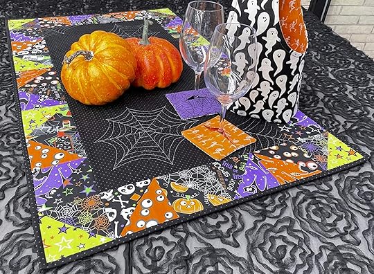 NEW! Sew A Celebration Halloween Half-Square Triangles Table Runner Sewing Tutorial